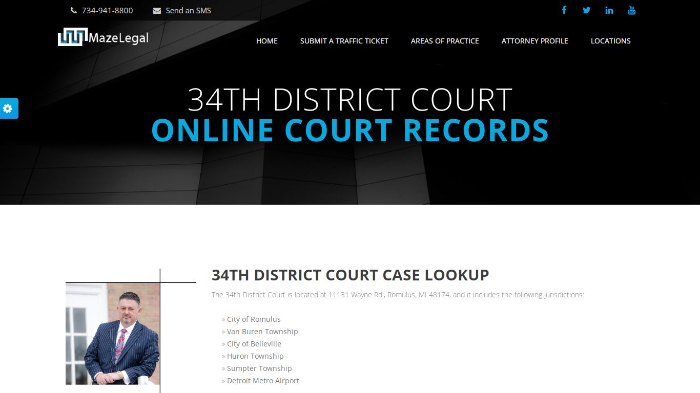 34th District Court Case Lookup - romulus-lawyer.com